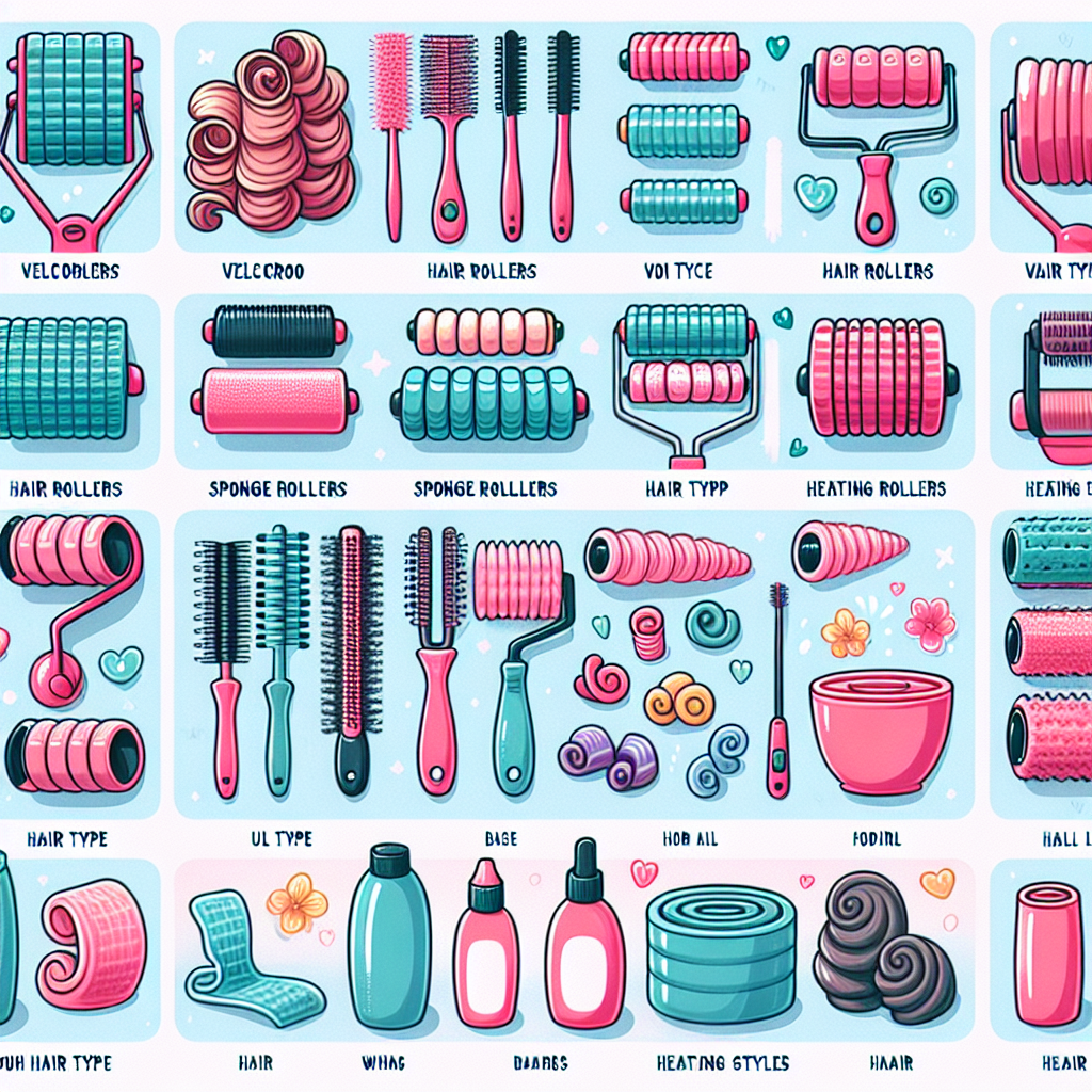 자연스러운 컬의 완성, 헤어롤 종류별 비교와 추천 가이드💁‍♀️