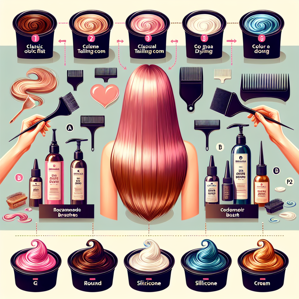 염색 브러시 하나 바꿨을 뿐인데, 염모제 컬러도 달라졌어?! — 완벽한 홈 염색을 위한 브러시 가이드