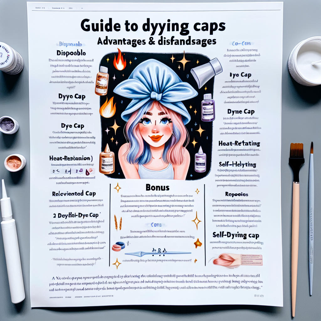 염색 초보도 쉽게 예뻐지는 꿀템! 염색 캡 종류별 장단점 총정리✨