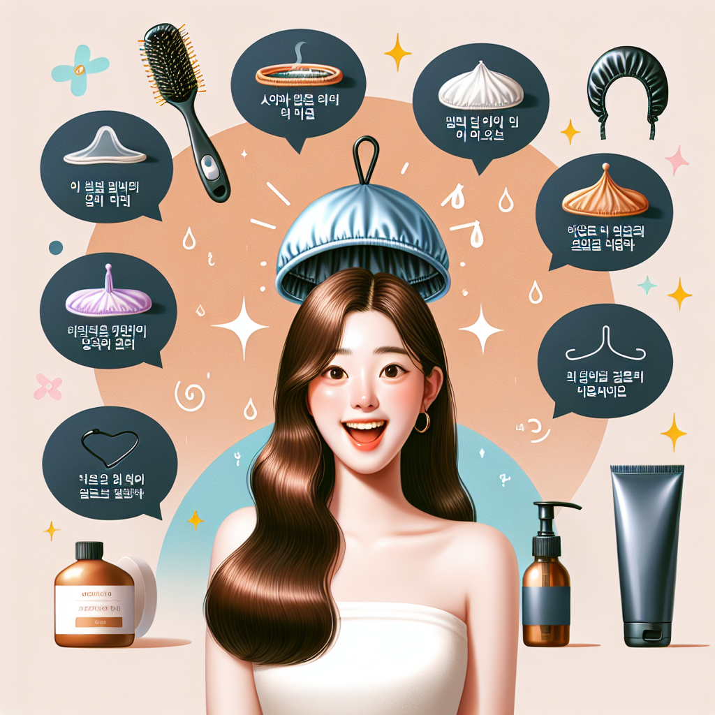 “머리결 예쁜 친구들은 다 쓰는 헤어캡 💁‍♀️ 헤어케어 루틴의 게임체인저!”